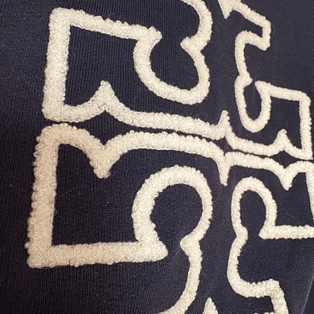 Tory Burch crew neck logo sweatshirt Ladies M - Picture 3 of 5